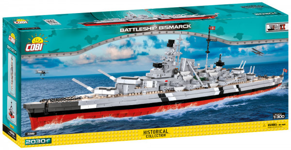 *SELTENES SET Cobi 4819 Schlachtschiff Bismarck