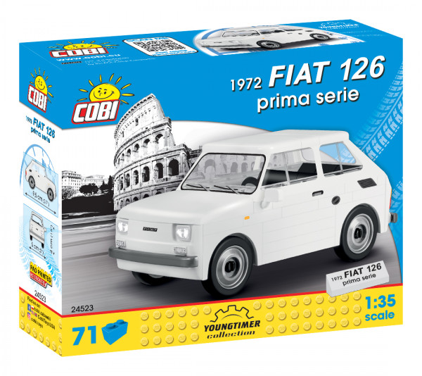 Cobi 24523 Fiat 126 1972 Prima Serie