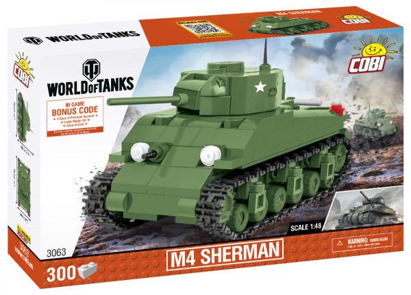 Cobi 3063 World of Tanks Panzer M4 Sherman