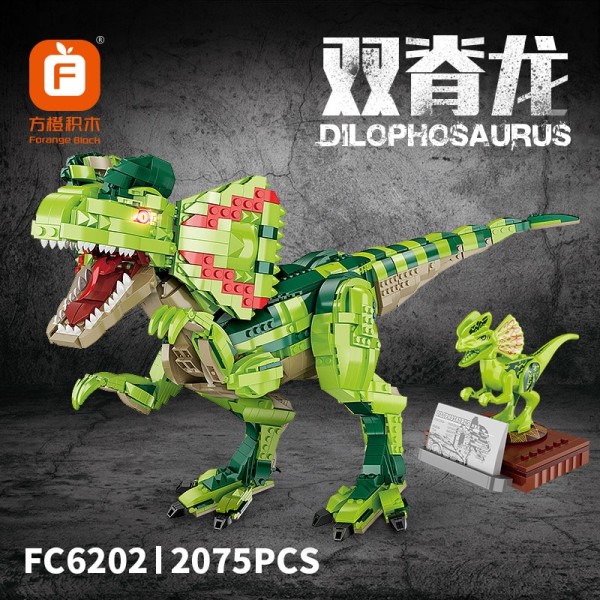 Forange FC-6202 Dinosaurier Dilophosaurus mit Sound