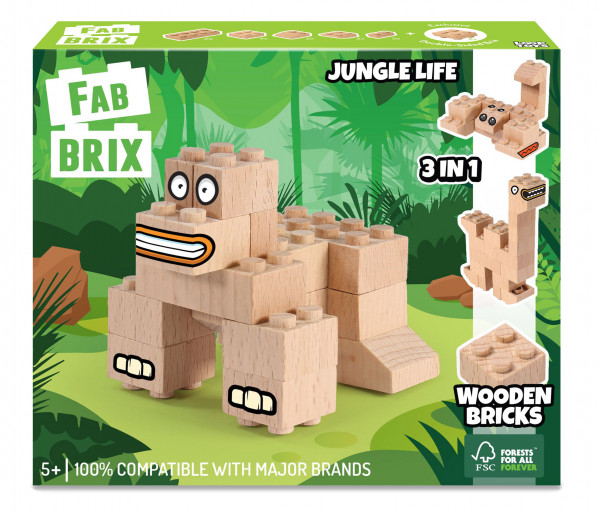 Fab Brix 1801 Jungle Life 3in1