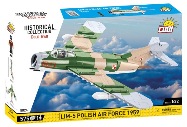 Cobi 5824 Flugzeug Lim-5 Polish Air Force 1952