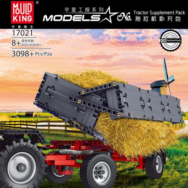 Mould King 17021 Traktor Ergänzungsset 4in1