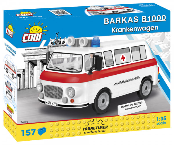 Cobi 24595 Barkas B1000 Krankenwagen