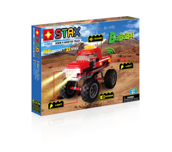 Light Stax Hybrid H30816 Monster Truck Red