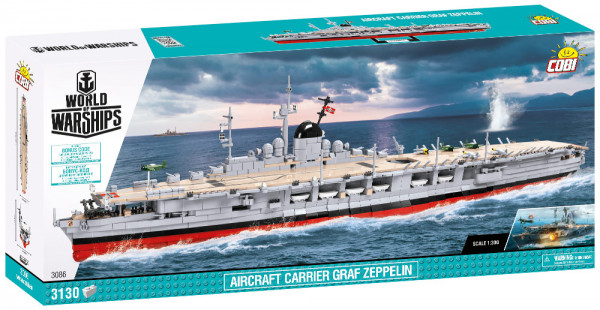 *SELTENES SET Cobi 3086 World of Warships Flugzeugträger Graf Zeppelin