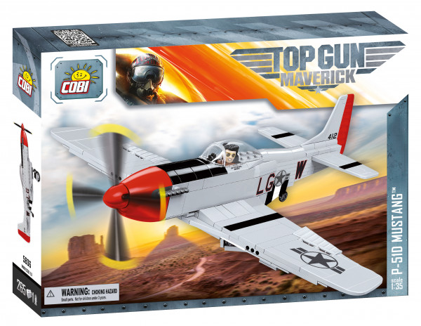 Cobi 5806 Top Gun Maverick P-51D Mustang