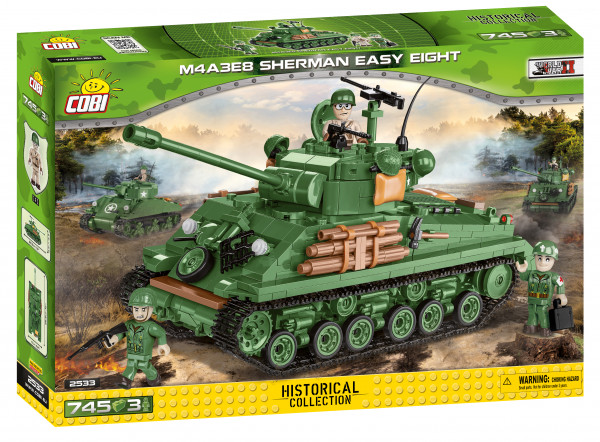 Cobi 2533 Panzer M4A3E8 Sherman Easy Eight