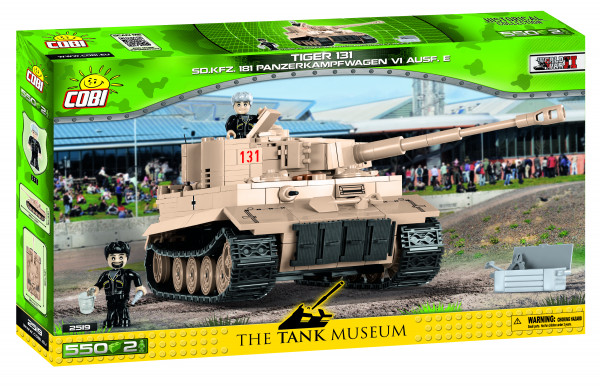 *SELTENES SET Cobi 2519 Tiger I 131 Sd.Kfz. 181 Panzerkampfwagen VI Ausf. E.