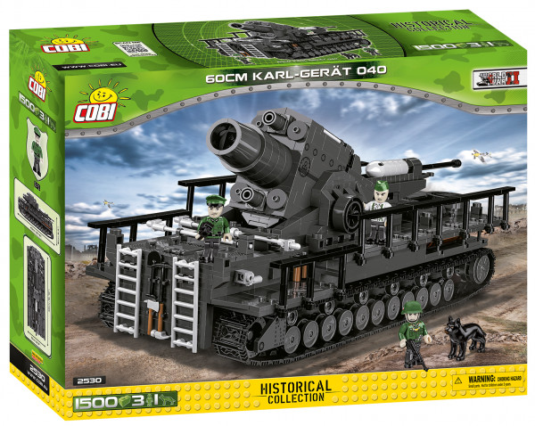 Cobi 2530 Panzer 60cm Karl-Gerät 040