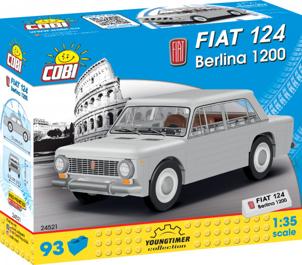 Cobi 24521 Fiat 124 Berlina 1200