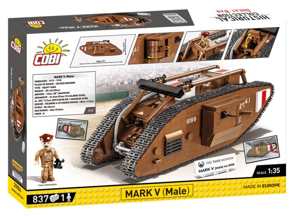 Cobi 2984 Panzer Mark V (Male)