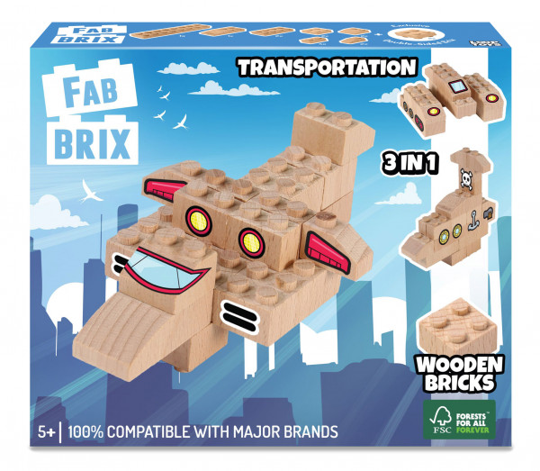 Fab Brix 1804 Robots 3in1