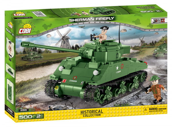 *Seltenes Set* Cobi 2515 Panzer Sherman Firefly