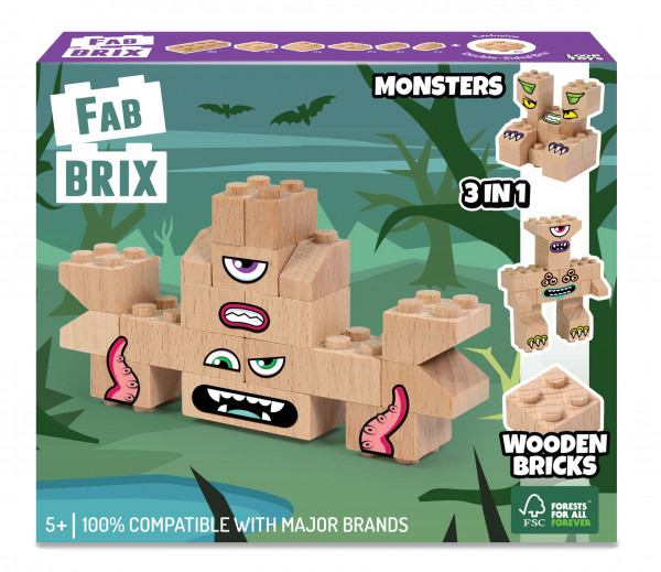 Fab Brix 1803 Monsters 3in1