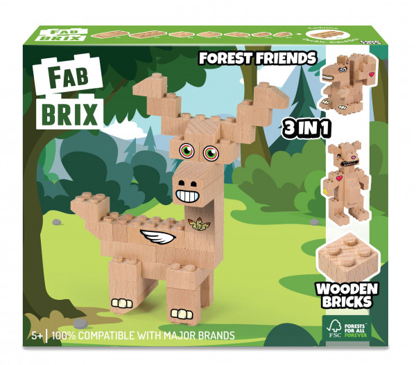 Fab Brix 1809 Forest Friends 3in1