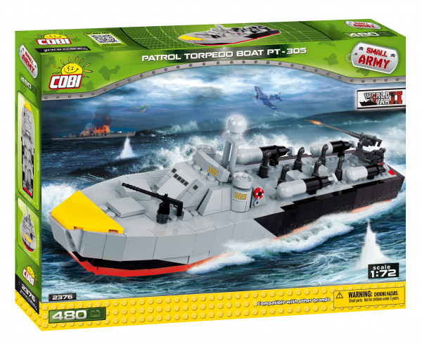 *SELTENES SET Cobi 2376 Patrol Torpedo Boat PT-305
