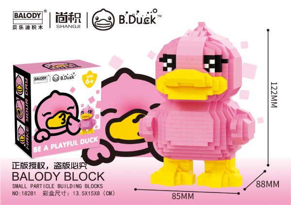 Daimondblocks Balody 18281 Ente Rosa