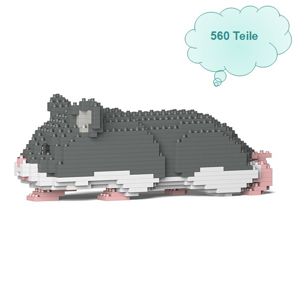 Jekca Hamster grau laufend