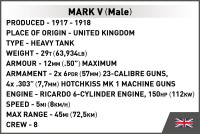 Vorschau: Cobi 2984 Panzer Mark V (Male) Vorschau: Cobi 2984 Panzer Mark V (Male)