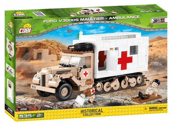 Cobi 2518 Ford V3000S Maultier - Ambulance